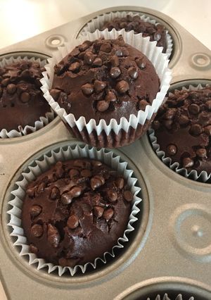 卵なしで甘酒入りチョコマフィン-レシピのメイン写真