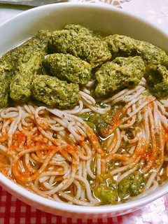 2分で出来る簡単パクチー天蕎麦-レシピのメイン写真