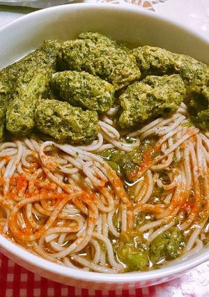 2分で出来る簡単パクチー天蕎麦-レシピのメイン写真