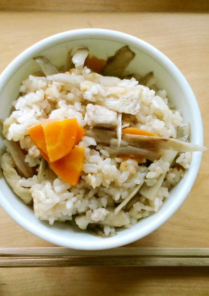 釜めし風炊き込みご飯-レシピのメイン写真