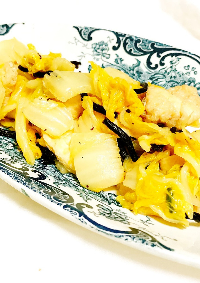 白菜とひじきの重ね煮-レシピのメイン写真