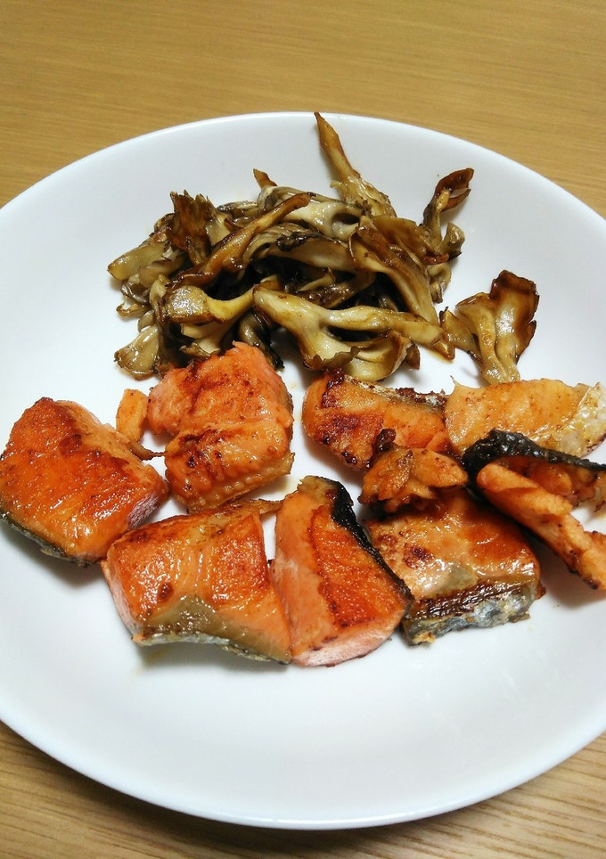 簡単☆鮭と舞茸のバター醤油焼き-レシピのメイン写真