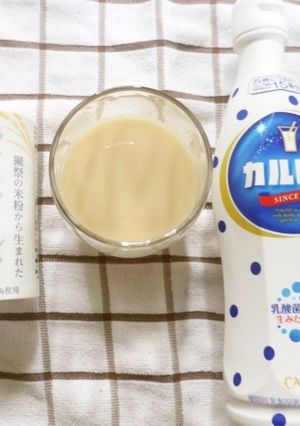 カルピスの「獺祭のライスミルク」割り-レシピのメイン写真