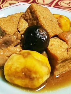 厚揚げ・栗・鶏肉の中華うま煮-レシピのメイン写真