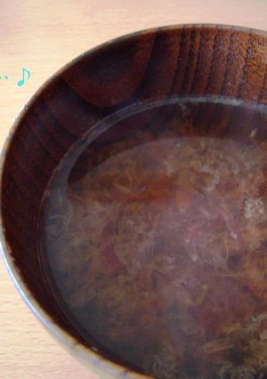 さっぱり簡単　梅☆お吸い物-レシピのメイン写真