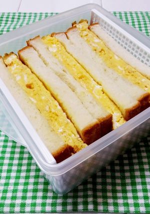 厚焼きたまごサンド-レシピのメイン写真