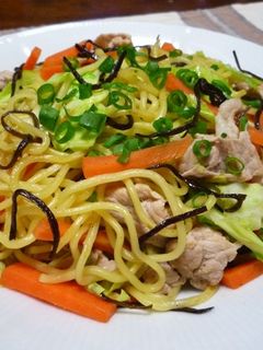 塩こぶのうま味焼きそば-レシピのメイン写真