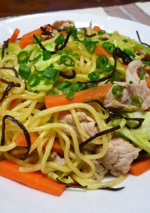 塩こぶのうま味焼きそば-レシピのメイン写真