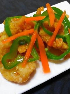 クロアナゴのから揚げ野菜あんかけ-レシピのメイン写真