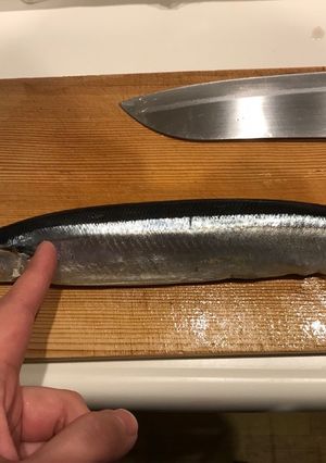 【メモ】秋刀魚の内臓取り-レシピのメイン写真