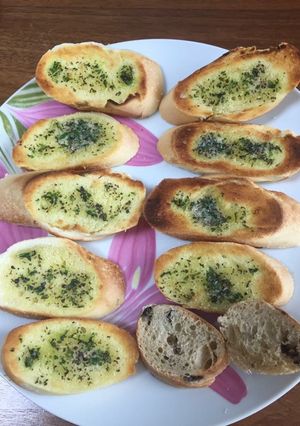 ガーリックトースト-レシピのメイン写真