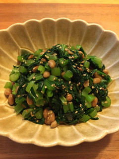塩昆布が◎納豆と小松菜の和え物-レシピのメイン写真