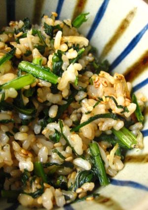 簡単！春菊ご飯-レシピのメイン写真