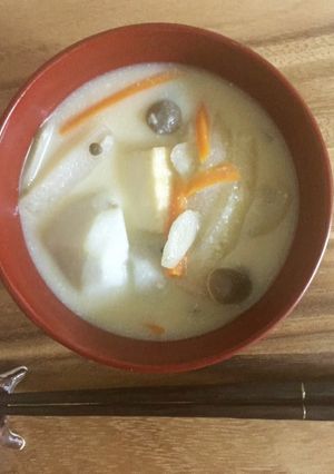 野菜たっぷり粕汁-レシピのメイン写真