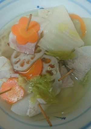 低糖質 根菜鍋味噌味-レシピのメイン写真