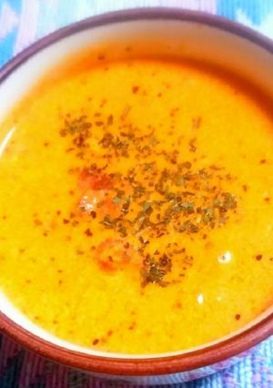 トマト&バジルスープ-レシピのメイン写真