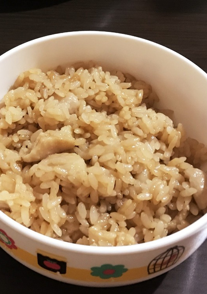 鶏皮の炊き込みご飯-レシピのメイン写真