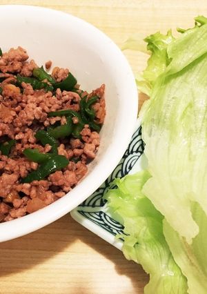 豚ひき肉のレタス包み-レシピのメイン写真