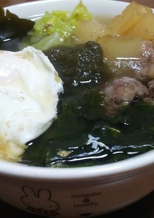 適当！自分用のあったかうどん-レシピのメイン写真