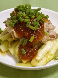 茄子と豚肉の冷しゃぶ★玉葱こぶおろしがけ-レシピのメイン写真