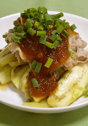 茄子と豚肉の冷しゃぶ★玉葱こぶおろしがけ-レシピのメイン写真