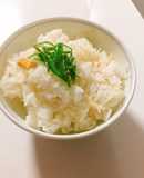 無添加、安心♬ ホタテの炊き込みご飯