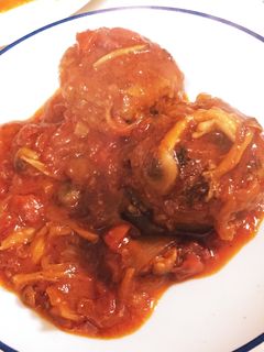トマト缶で!煮込みハンバーグ-レシピのメイン写真