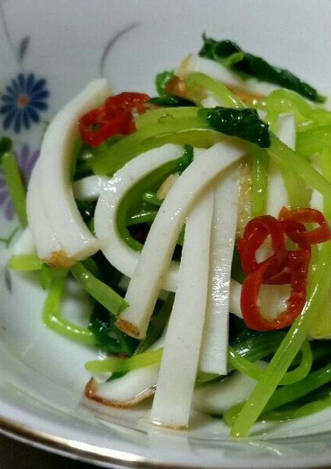 簡単！根三つ葉とかまぼこの和え物-レシピのメイン写真