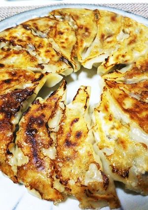 茄子と水菜の餃子-レシピのメイン写真