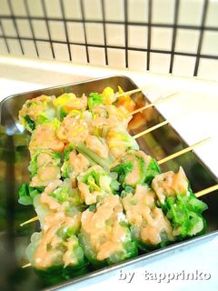 簡単☆おでんや鍋に☆白菜ぐるぐる肉団子-レシピのメイン写真