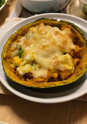 簡単坊ちゃんかぼちゃグラタン-レシピのメイン写真
