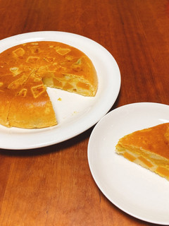 炊飯器&HMで簡単 かぼちゃの蒸しケーキ-レシピのメイン写真