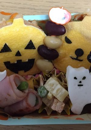 ハロウィンお弁当-レシピのメイン写真
