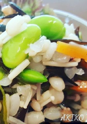 綺麗になれちゃう『蒟蒻米ねばねばサラダ』-レシピのメイン写真