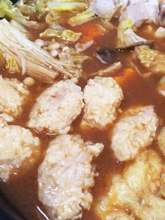 簡単シンプル☆鍋にスープに鶏だんご-レシピのメイン写真