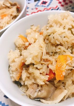 簡単！余り物で炊飯器、炊き込みご飯☆-レシピのメイン写真
