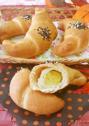 30分で完成!?不思議パンのお芋塩パン-レシピのメイン写真