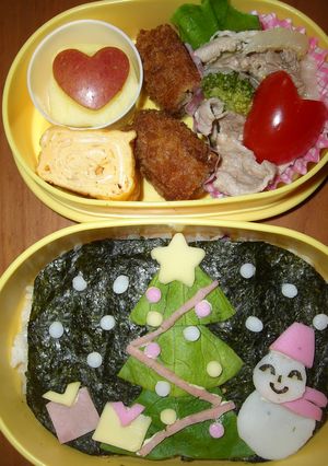 クリスマスツリー弁当-レシピのメイン写真