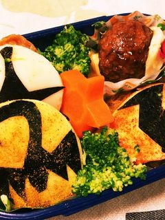簡単 キュウレンジャーキャラ弁★-レシピのメイン写真