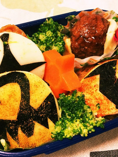 簡単 キュウレンジャーキャラ弁★-レシピのメイン写真