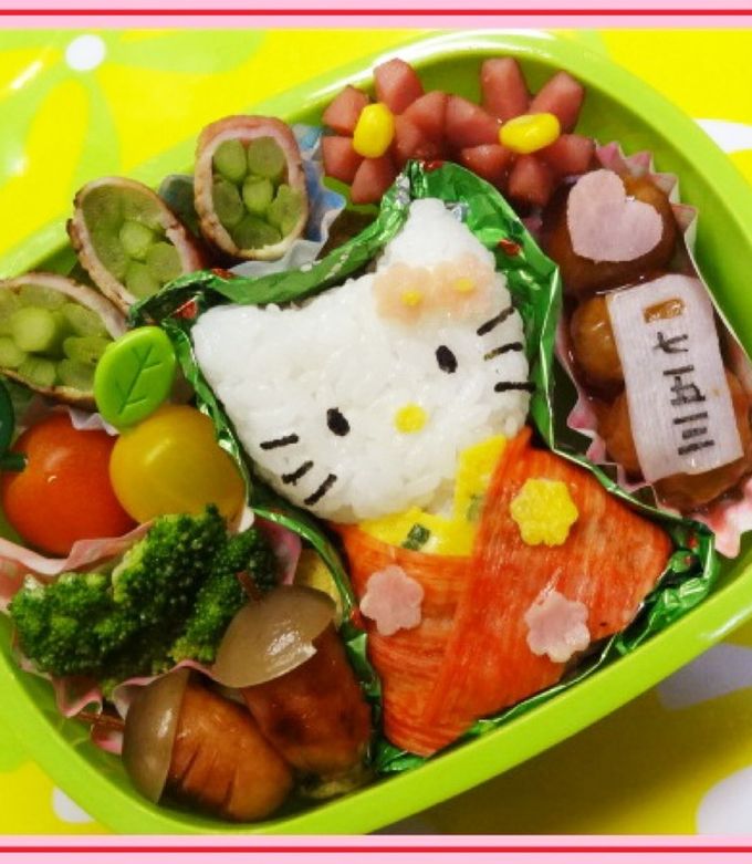 キティちゃん 七五三 キャラ弁 簡単 秋-レシピのメイン写真