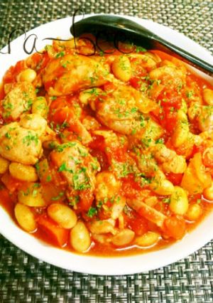 めちゃウマ♡給食風チキンポークビーンズ-レシピのメイン写真