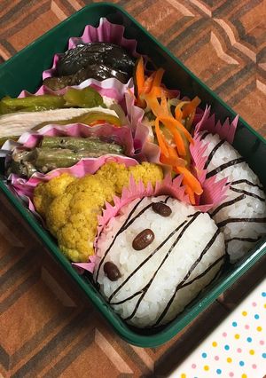 ハロウィン！マミー弁当-レシピのメイン写真