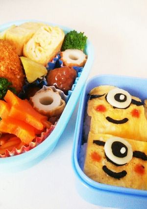 保育園 ミニオン キャラ弁★-レシピのメイン写真