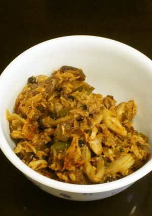ブリと野菜のピリ辛焼肉のたれ炒め-レシピのメイン写真