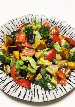 残り物野菜でデリ風彩りサラダ-レシピのメイン写真