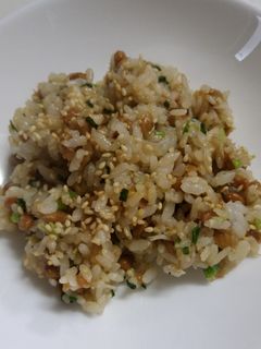 納豆しらす炒飯-レシピのメイン写真