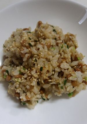 納豆しらす炒飯-レシピのメイン写真