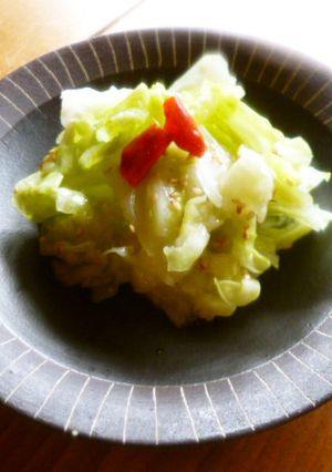 ピリ辛♡キャベツの甘酢漬け♪-レシピのメイン写真