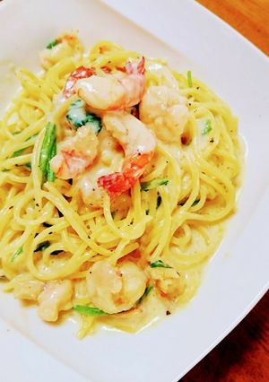 豆乳のクリームパスタ-レシピのメイン写真